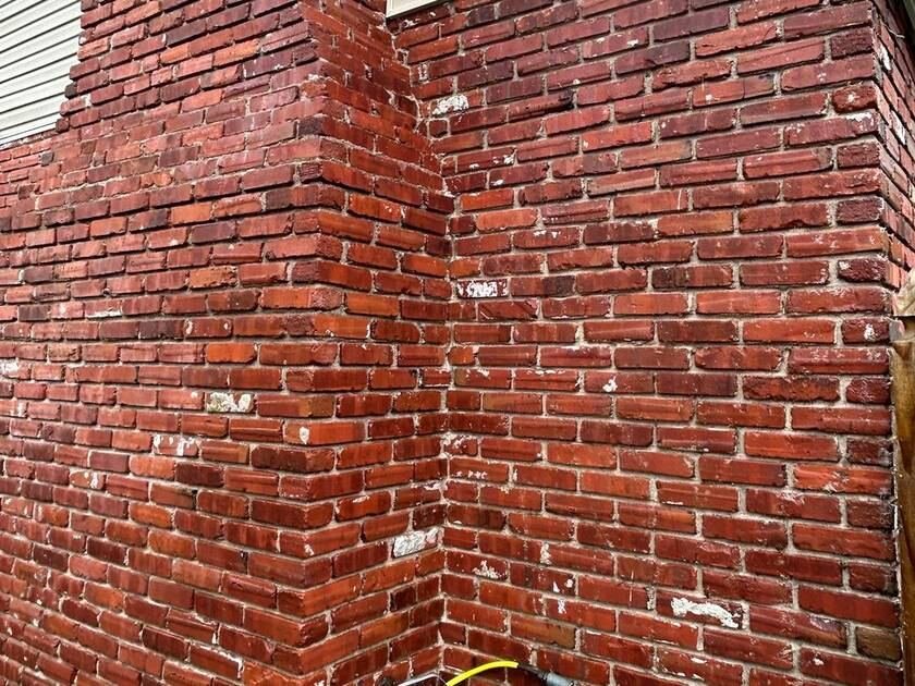 After Brick Exterior Wash &mdash; Moss & Grime Removal