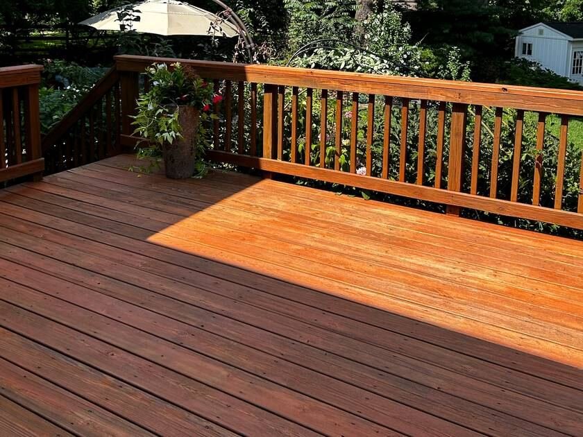 After Deck Staining